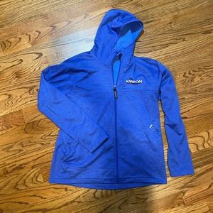 KARBON Royal Blue Full Zip Hooded Fleece Lined Jacket 1101968 Men's Size XXLarge